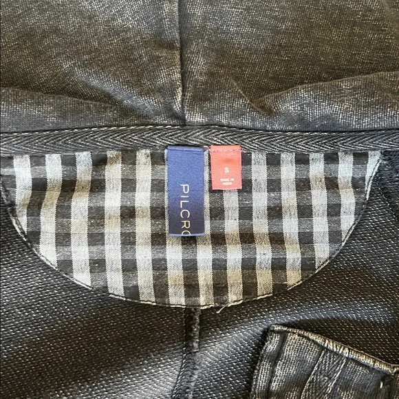 Pilcro/Anthropologie long hooded half button pull over, new without tag, Small - Picture 5 of 6